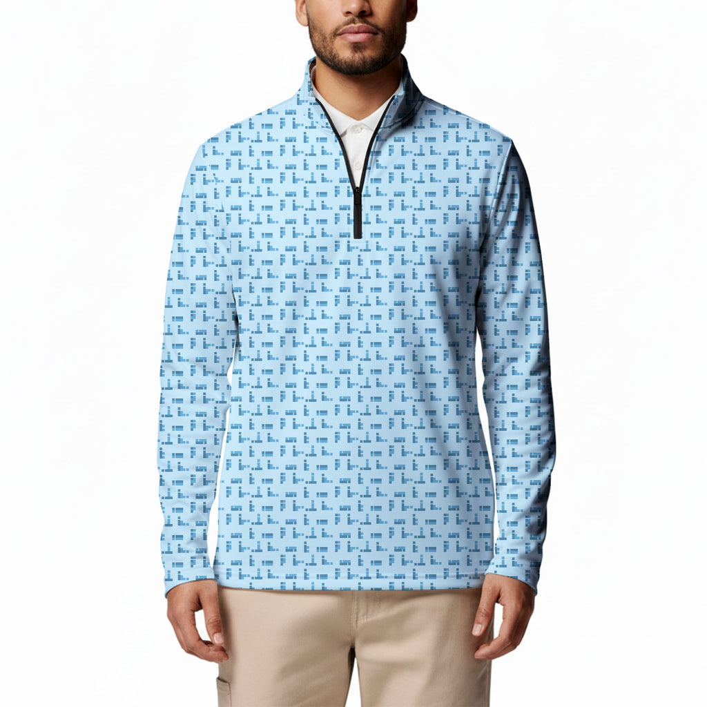 Puzzle Lovers Half Zip Pullover