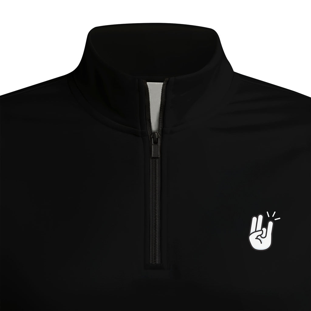 Two in Pink One in Stink Half Zip Pullover