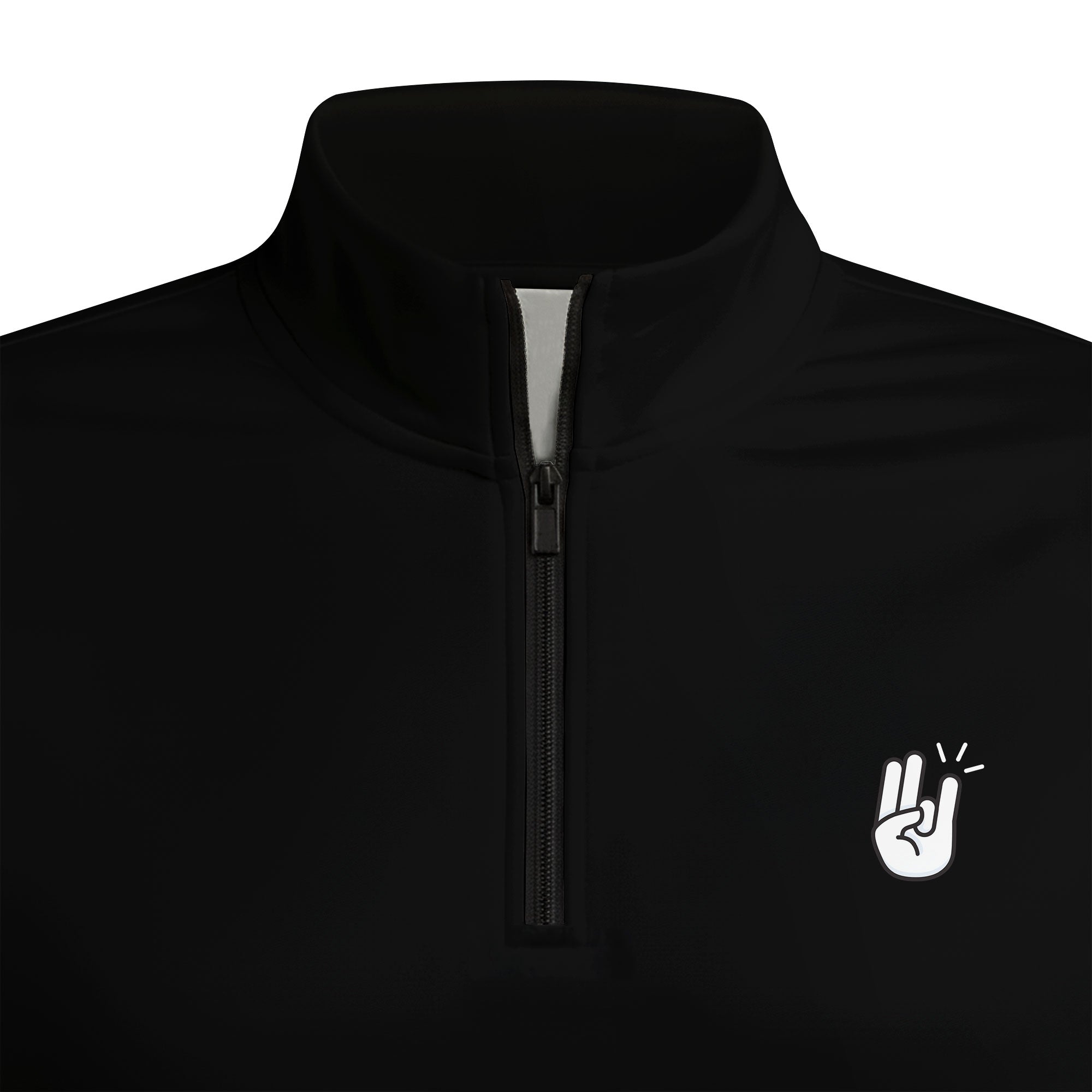 Two in Pink One in Stink Half Zip Pullover