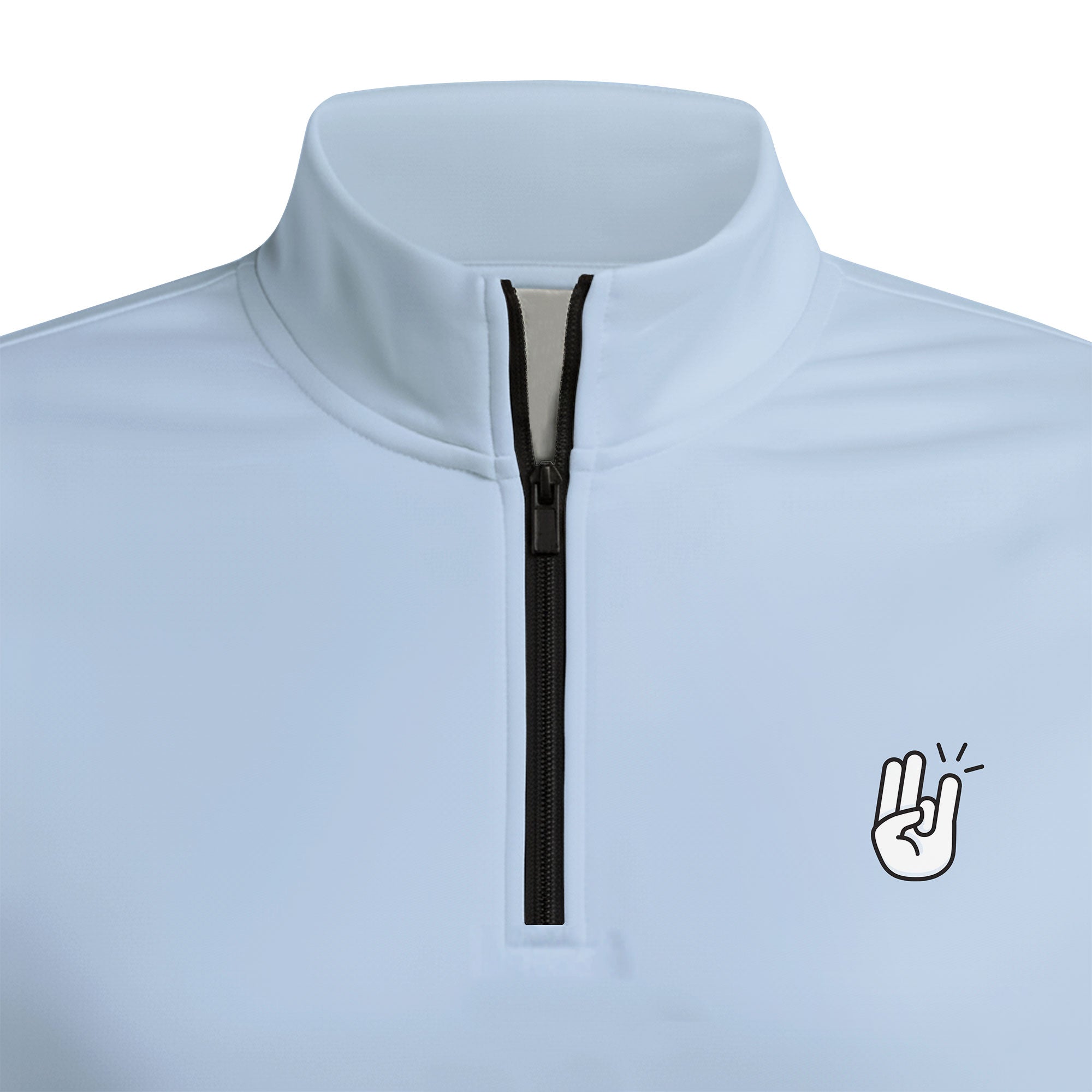 Two in Pink One in Stink Half Zip Pullover