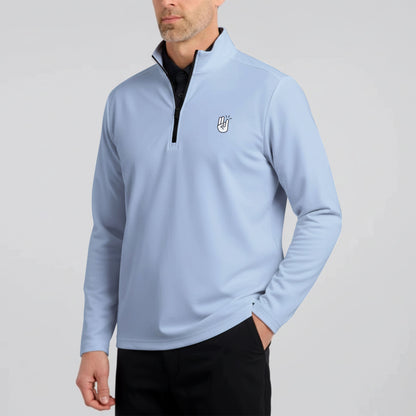 Two in Pink One in Stink Half Zip Pullover