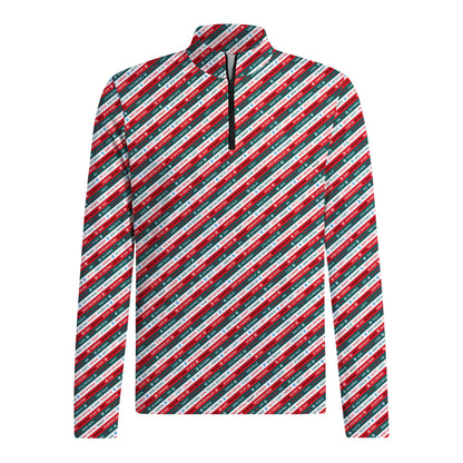 Xmas Rude Joke Half Zip Pullover