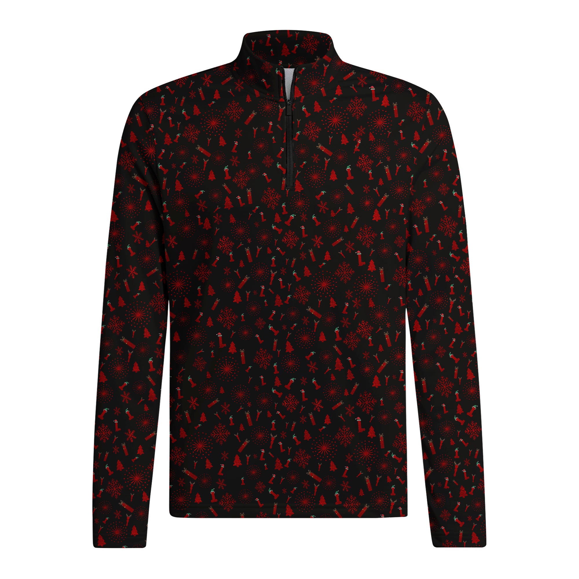 Dirty Christmas Half Zip Pullover