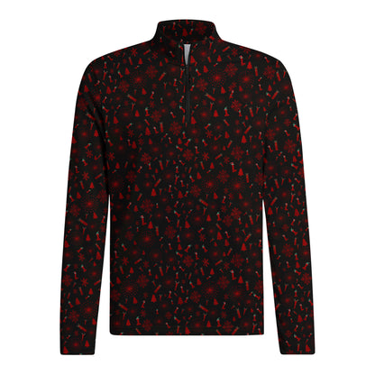 Dirty Christmas Half Zip Pullover