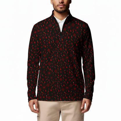 Dirty Christmas Half Zip Pullover