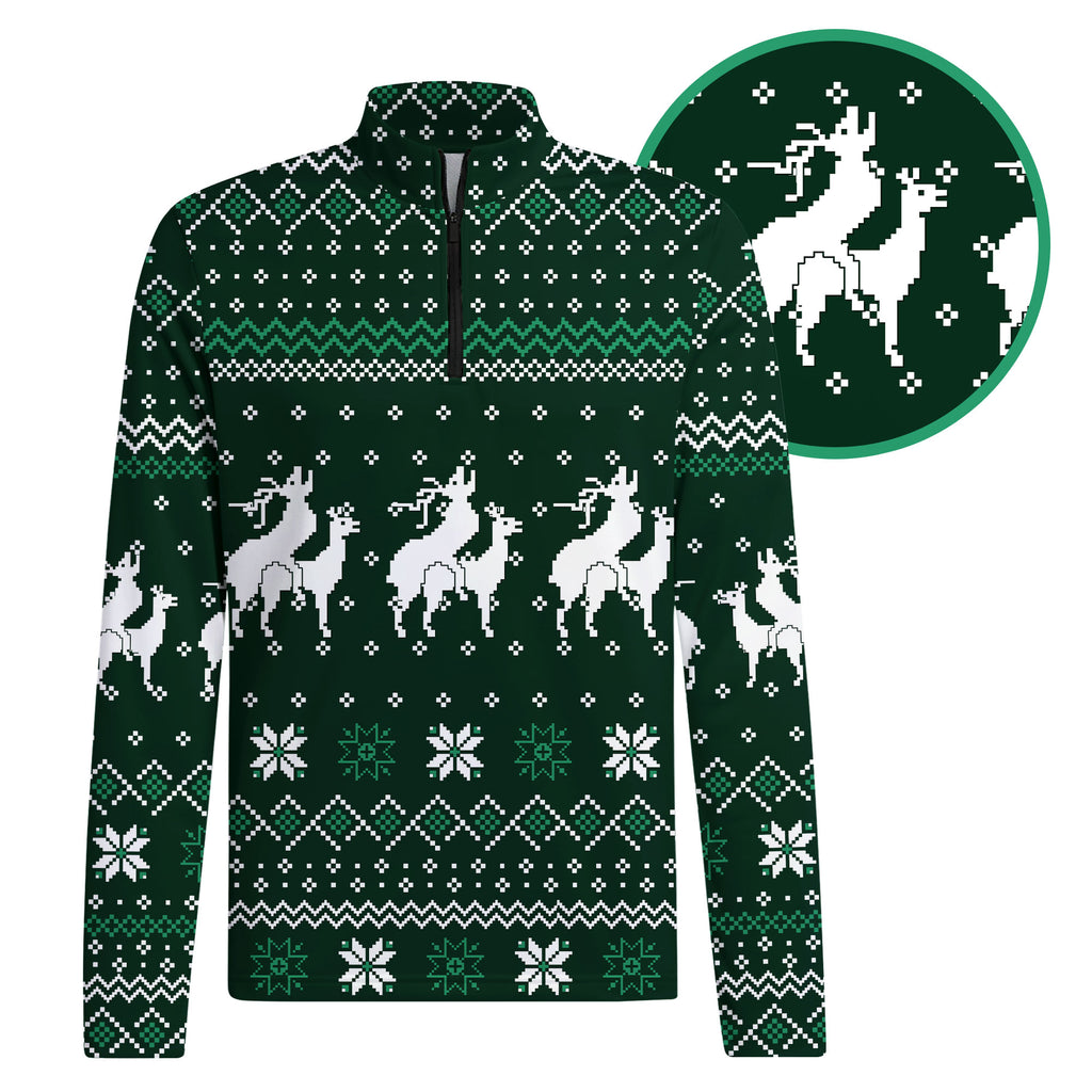 Reindeer Rizz Half Zip Pullover