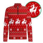Reindeer Rizz Half Zip Pullover