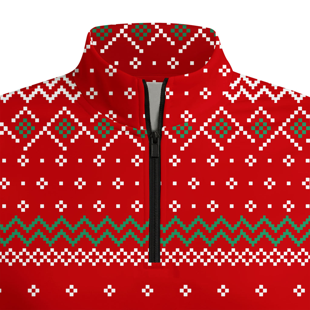 Reindeer Rizz Half Zip Pullover