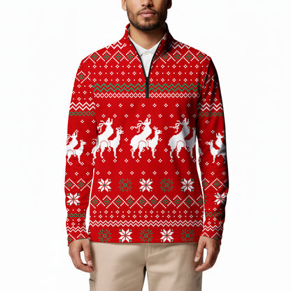 Reindeer Rizz Half Zip Pullover