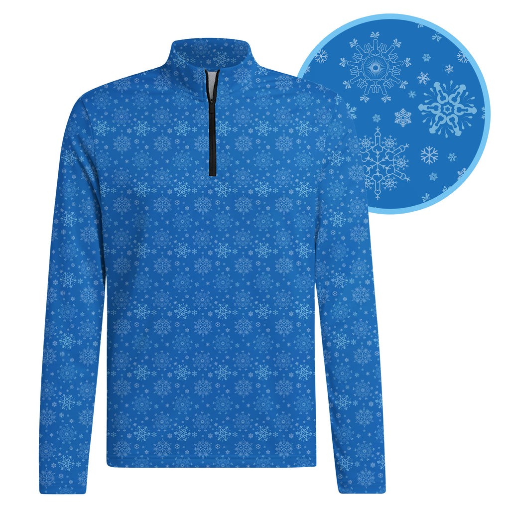 The Melt In Your Mouth Half Zip Pullover-Half Zip Pullover-Gerbera Prints