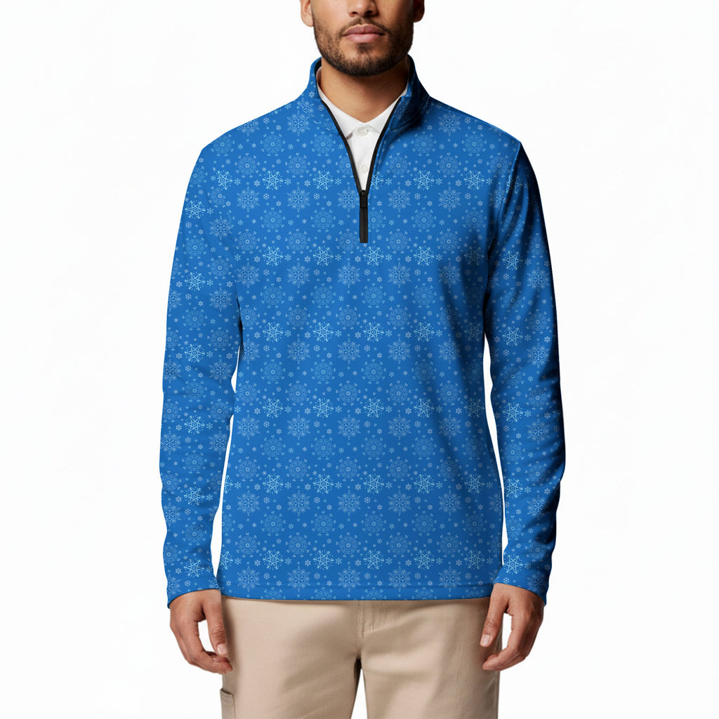 The Melt In Your Mouth Half Zip Pullover-Half Zip Pullover-Gerbera Prints