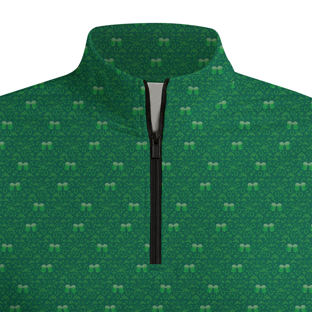 Lucky Pints Half Zip Pullover