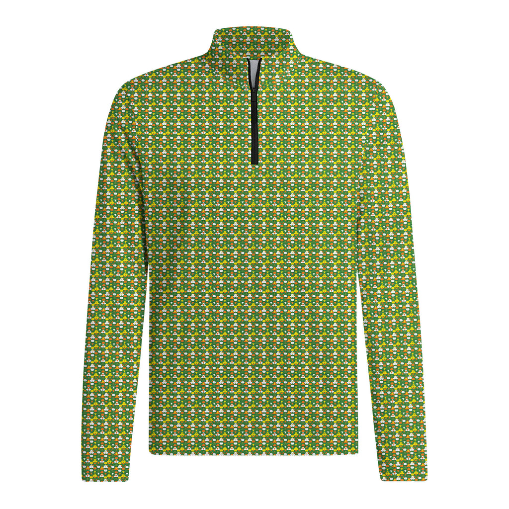 Green Cakes Half Zip Pullover