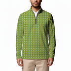 Green Cakes Half Zip Pullover