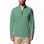 Green Cakes Half Zip Pullover