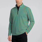 Green Cakes Half Zip Pullover