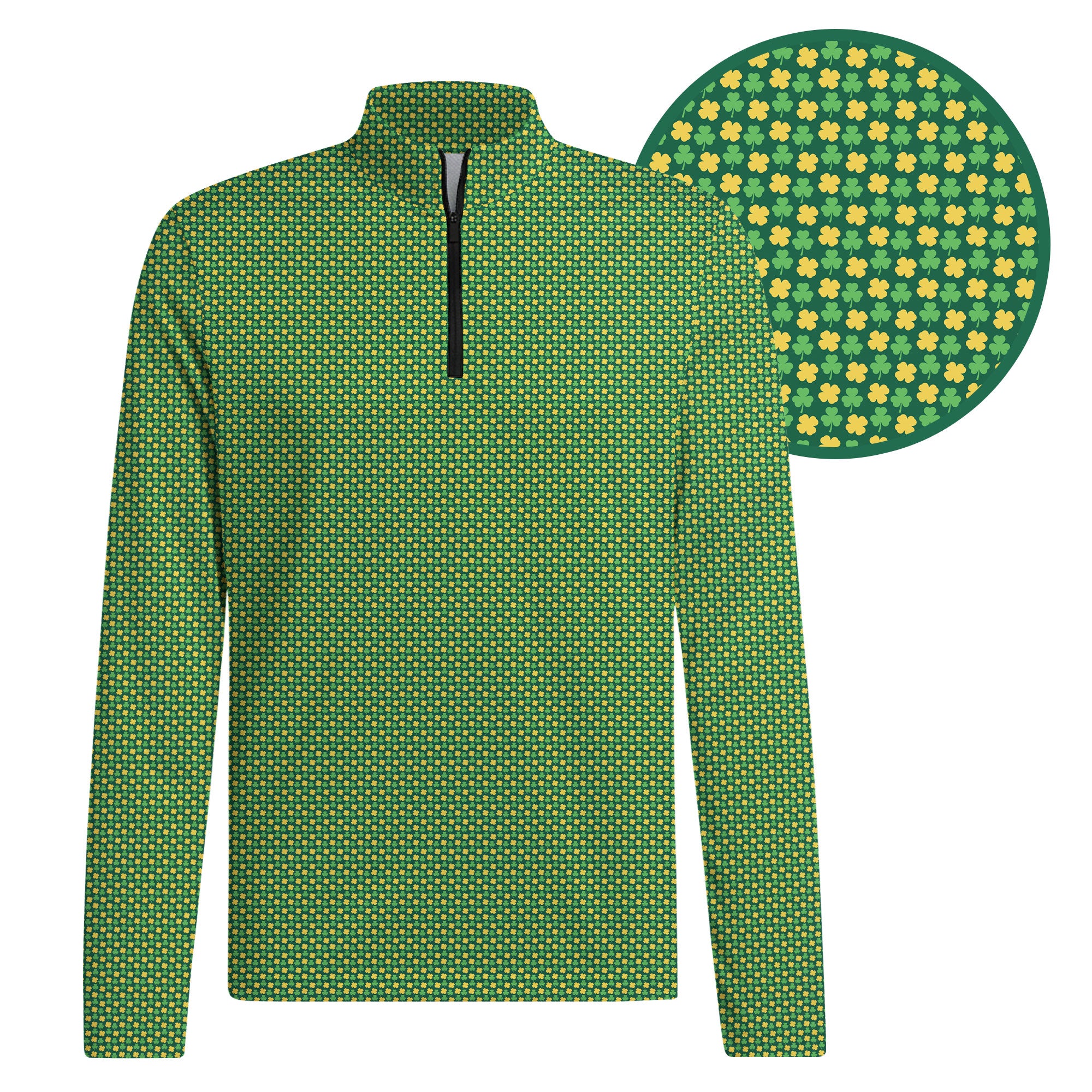 Shamrock Half Zip Pullover
