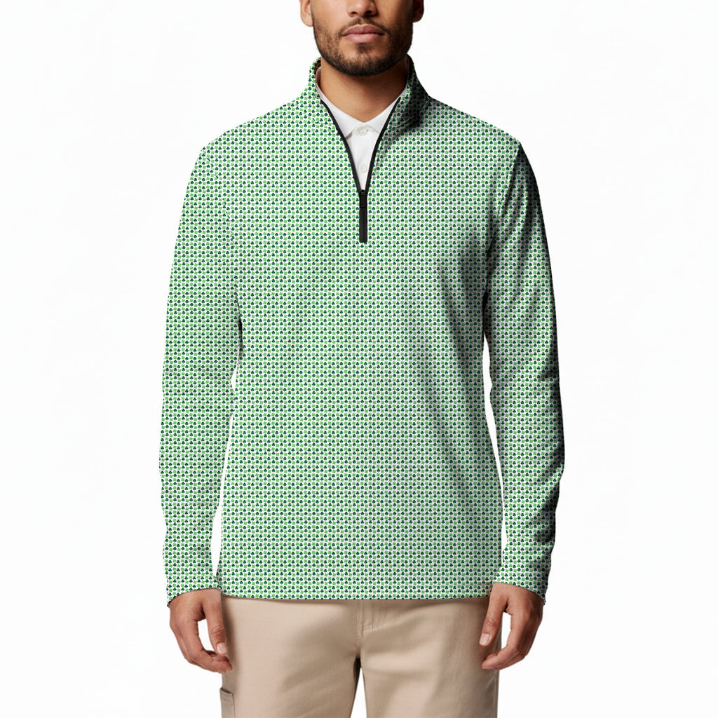 Shamrock Half Zip Pullover