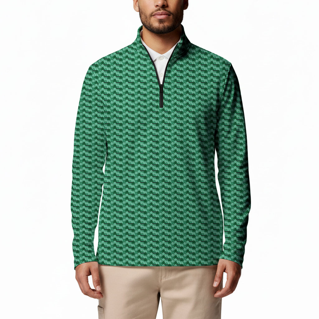Lucky Chest Half Zip Pullover