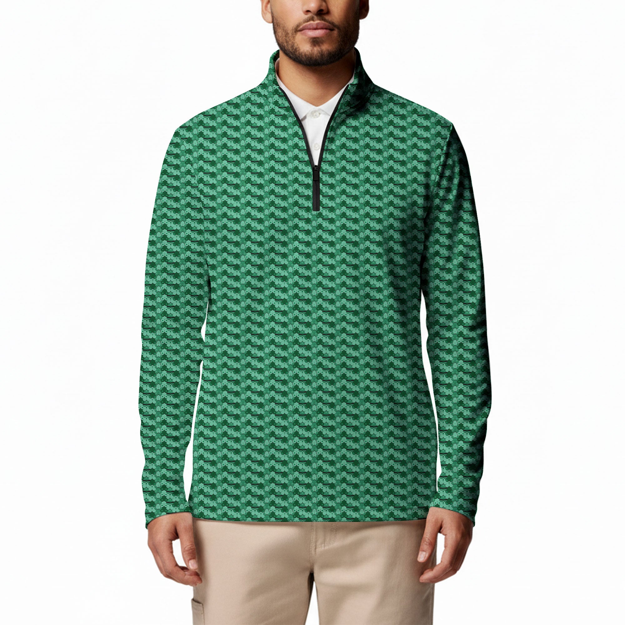 Lucky Chest Half Zip Pullover