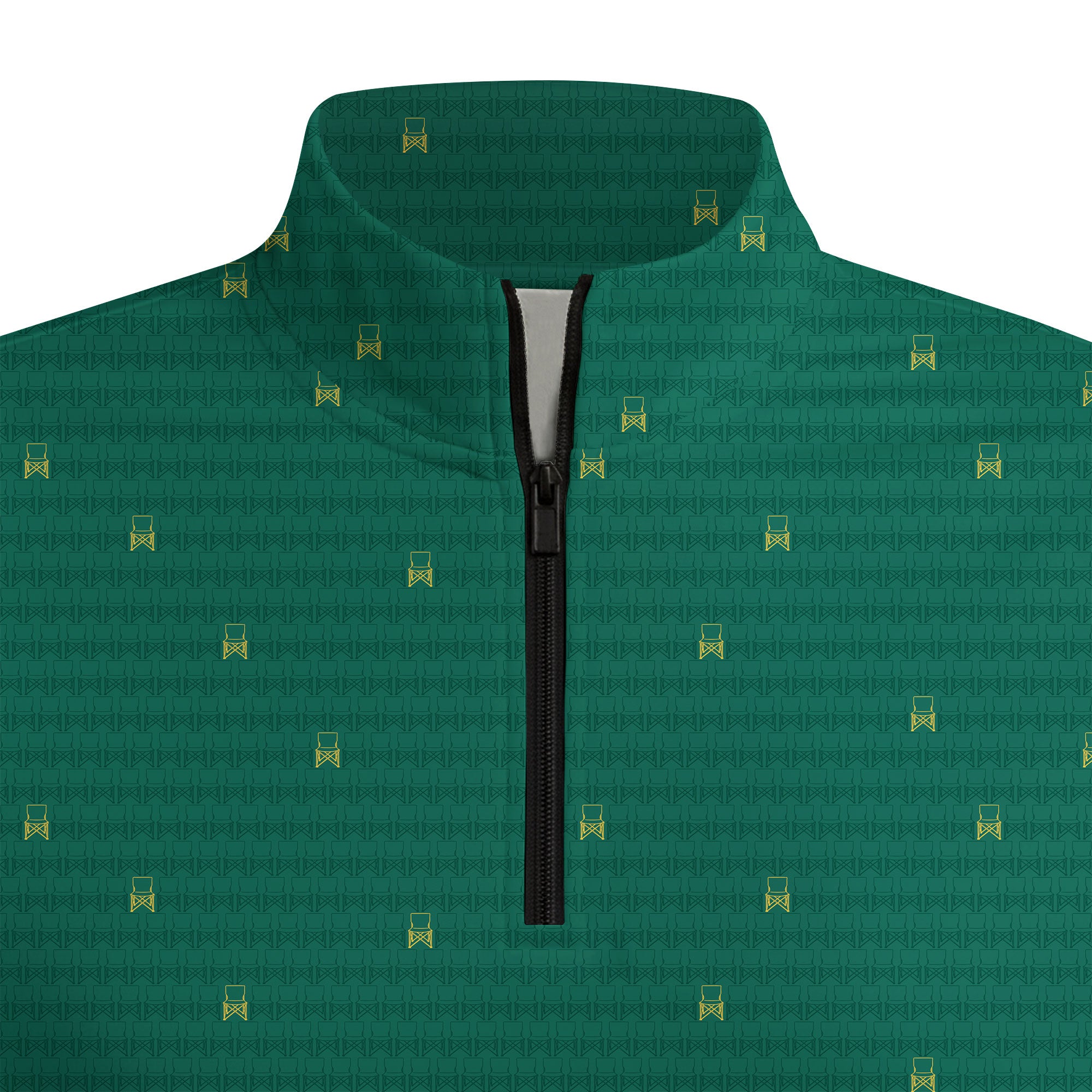 Masters Chair-Half Zip Pullover-Gerbera Prints