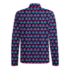 Synthwave Bogey Sun Half Zip Pullover - Back