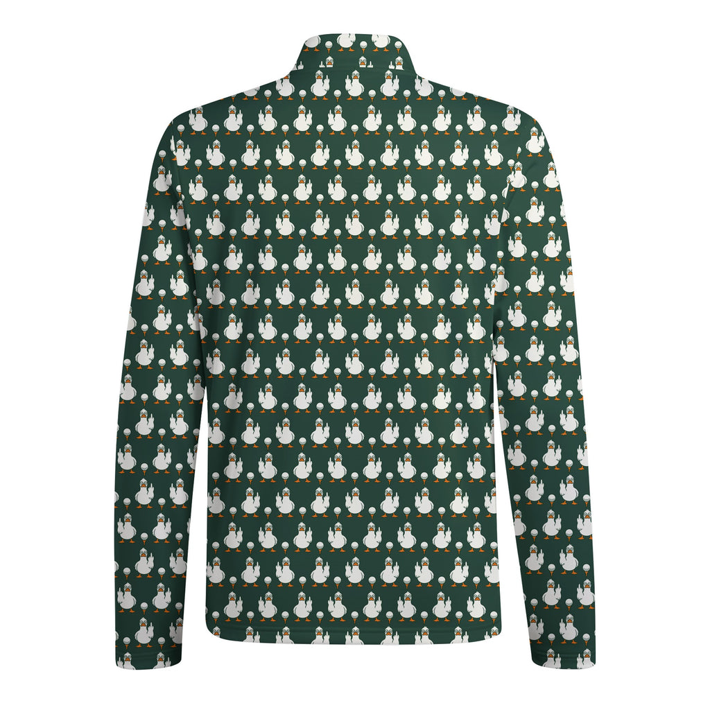 Birdie Salute Half Zip Pullover - Back
