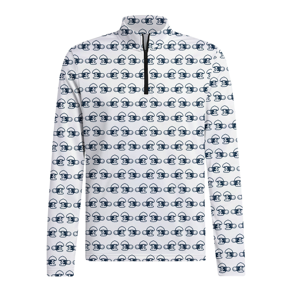 Total Tee Destruction Half Zip Pullover - Front