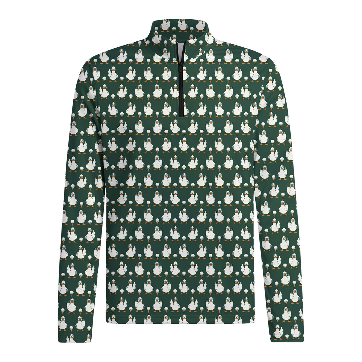 Birdie Salute Half Zip Pullover - Front