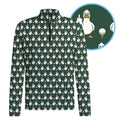 Birdie Salute Half Zip Pullover - Detail Close-up