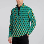 Toucan Tee Time Half Zip Pullover - Model Side