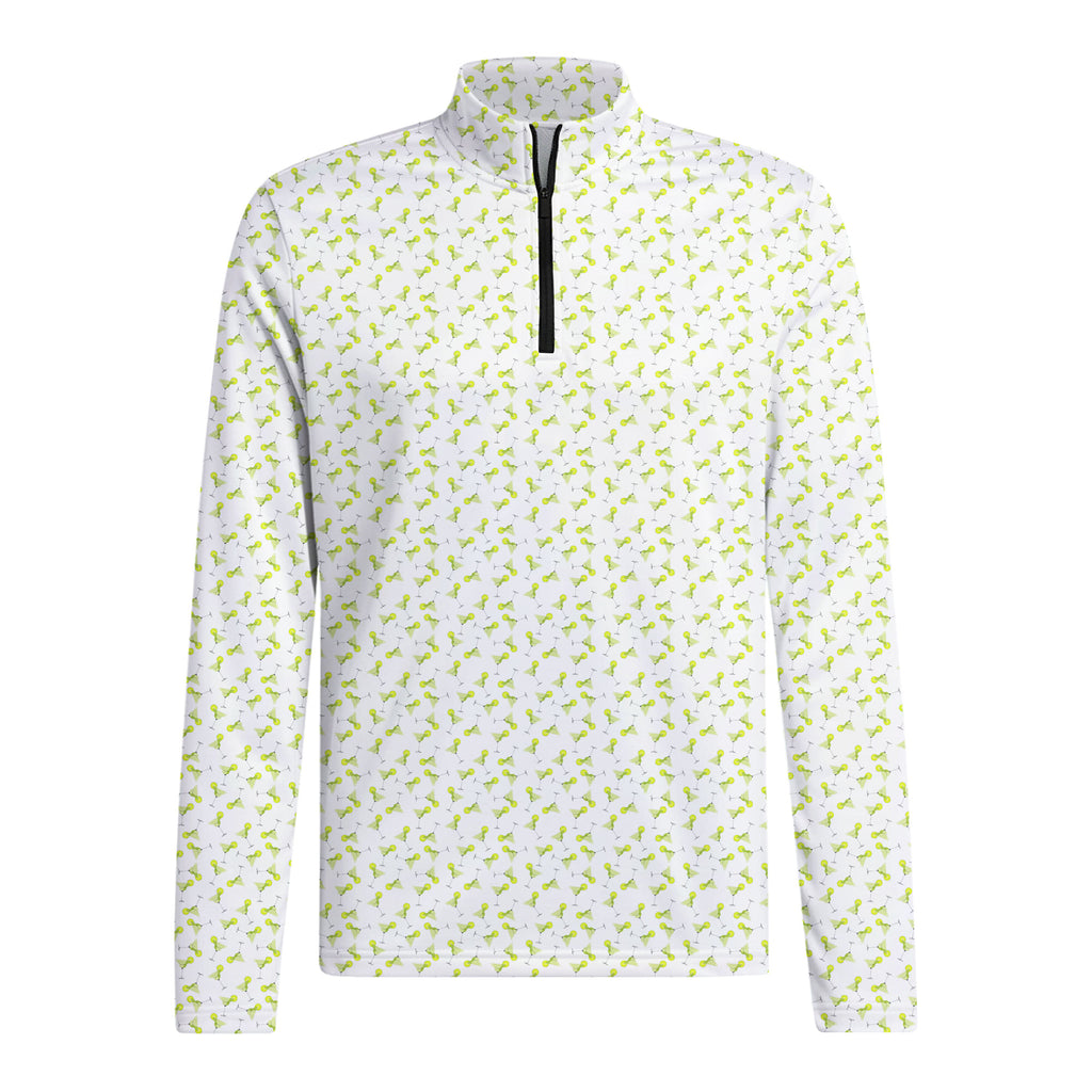 19th Hole Margarita Cocktail Slice Lime Half Zip Pullover
