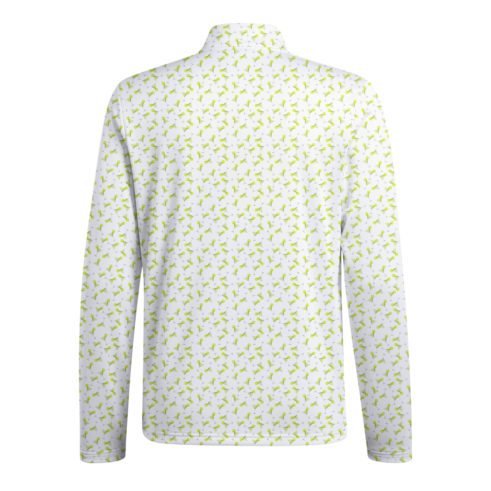 19th Hole Margarita Cocktail Slice Lime Half Zip Pullover
