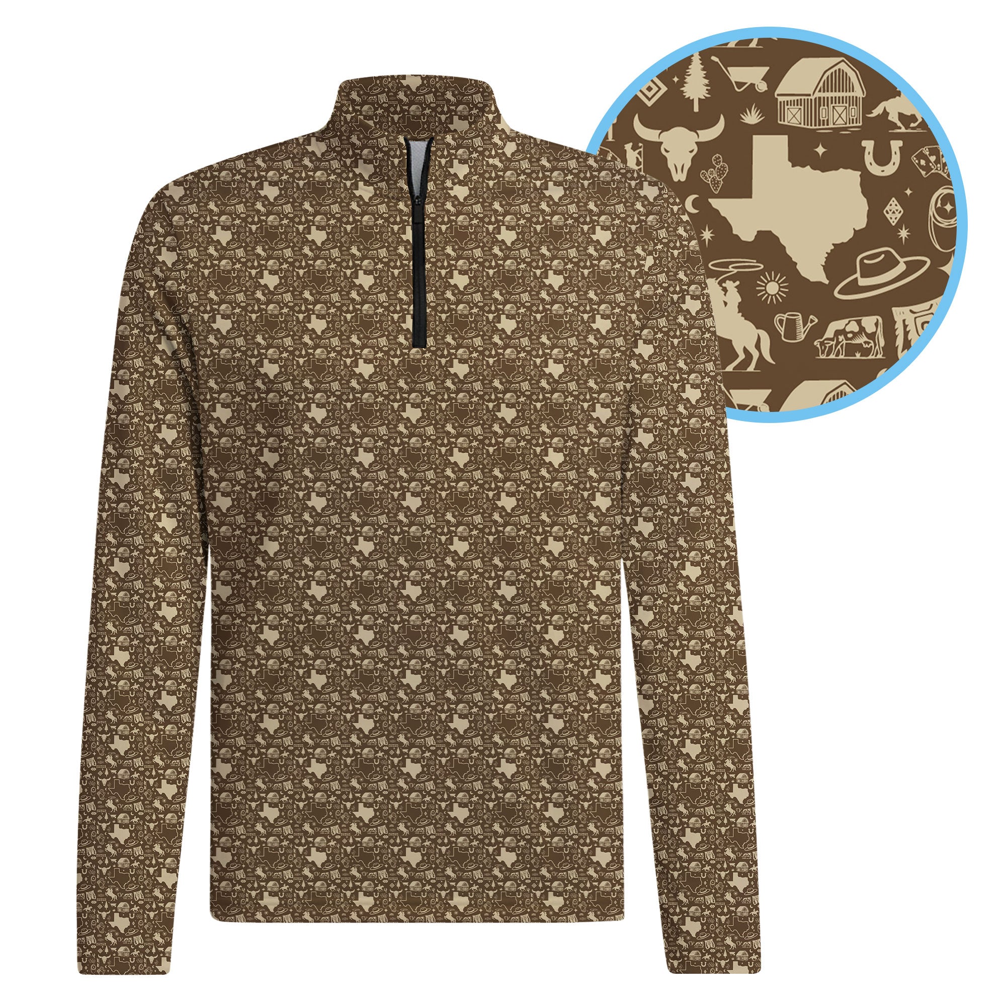 Lone Spur Half Zip Pullover