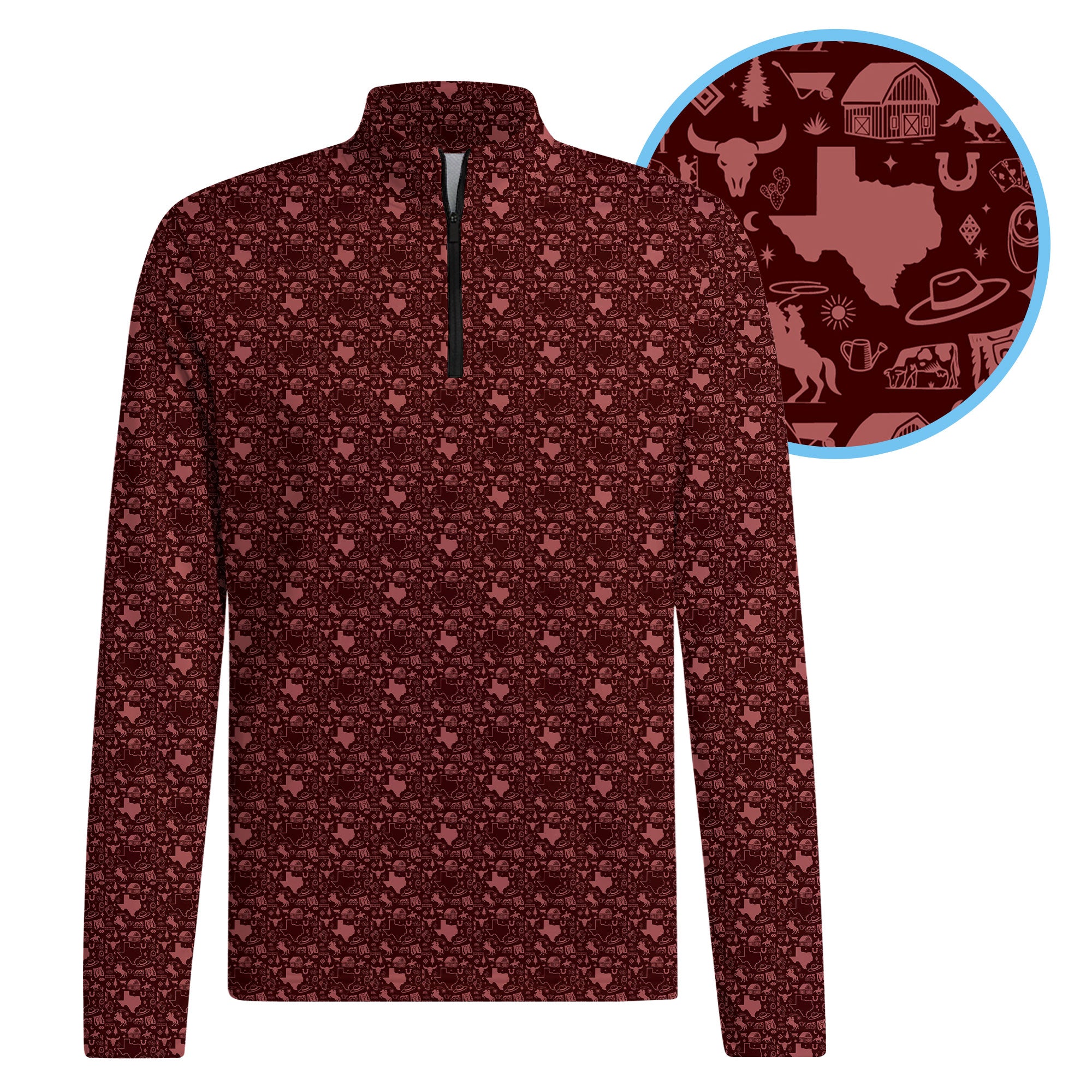 Lone Spur Half Zip Pullover