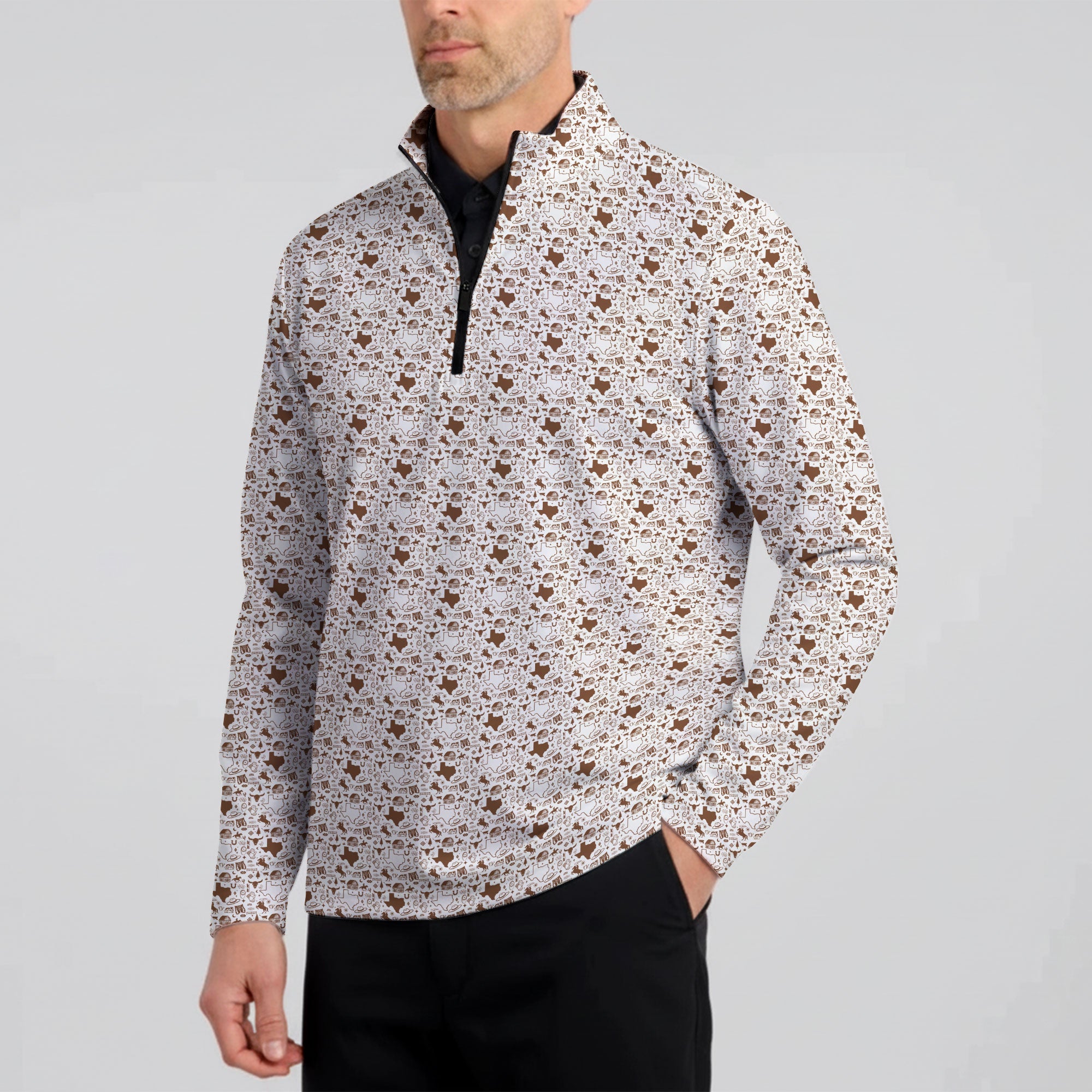 Lone Spur Half Zip Pullover