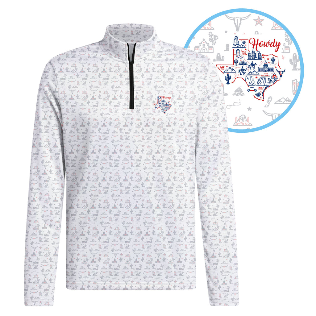 Howdy Half Zip Pullover