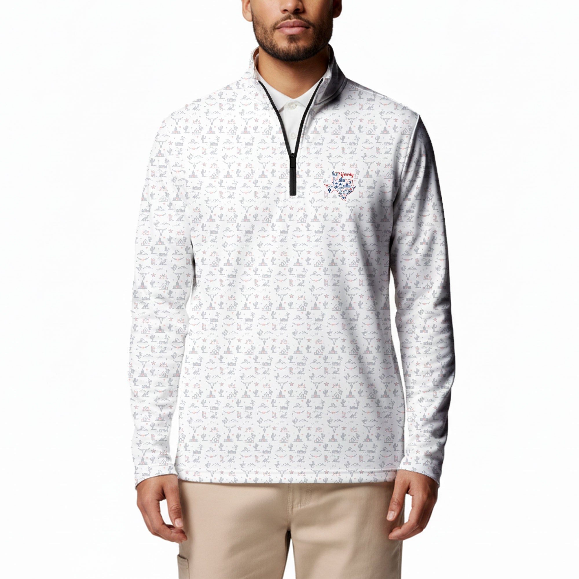 Howdy Half Zip Pullover