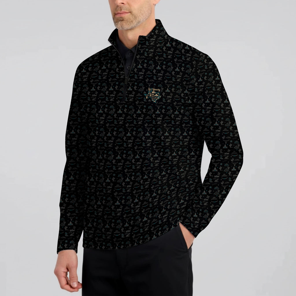 Howdy Half Zip Pullover