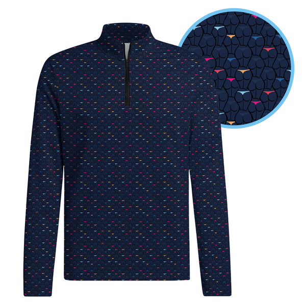 Until You Look Closer Half Zip Pullover