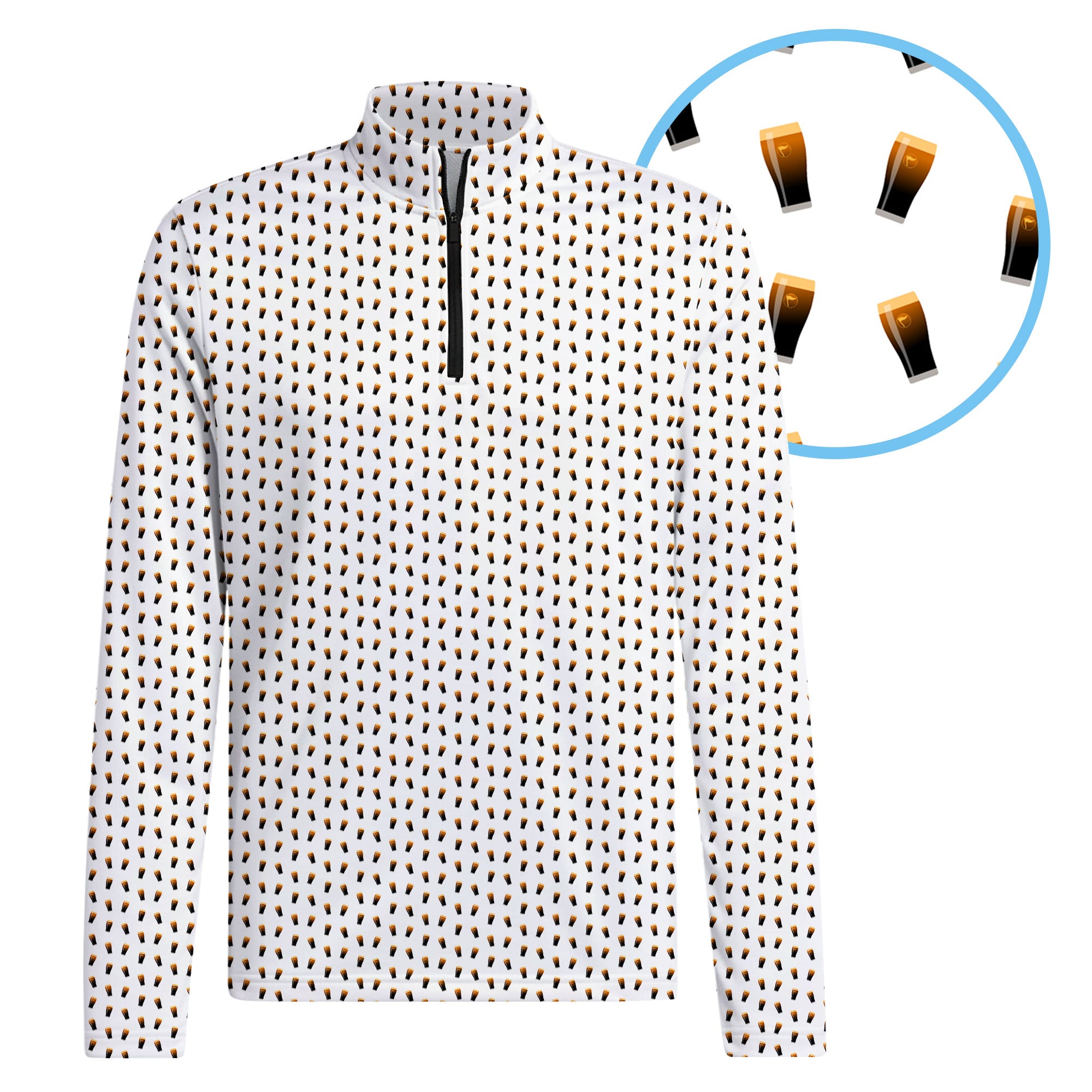 Split The G Half Zip Pullover