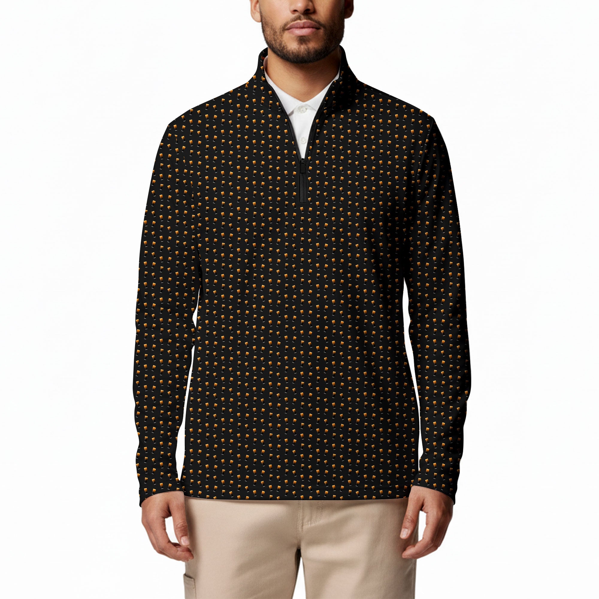 Split The G Half Zip Pullover