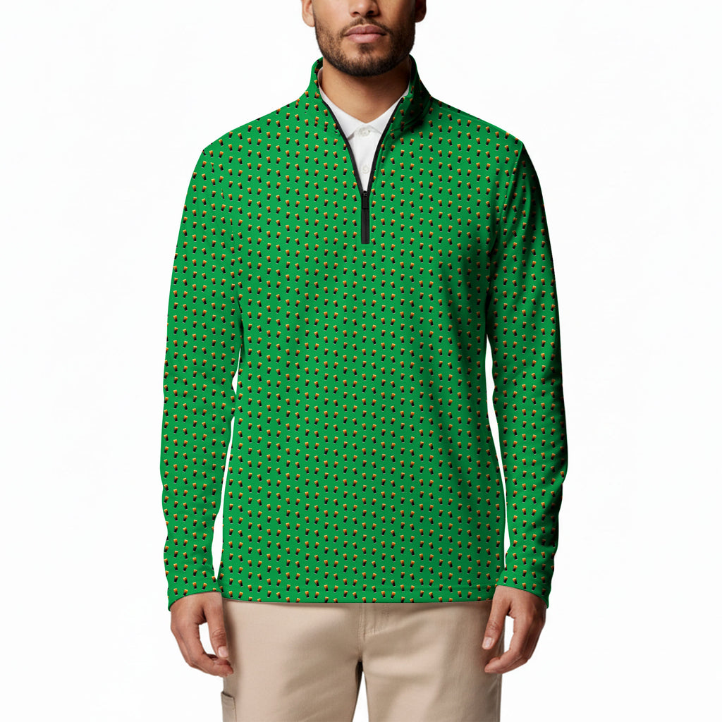 Split The G Half Zip Pullover