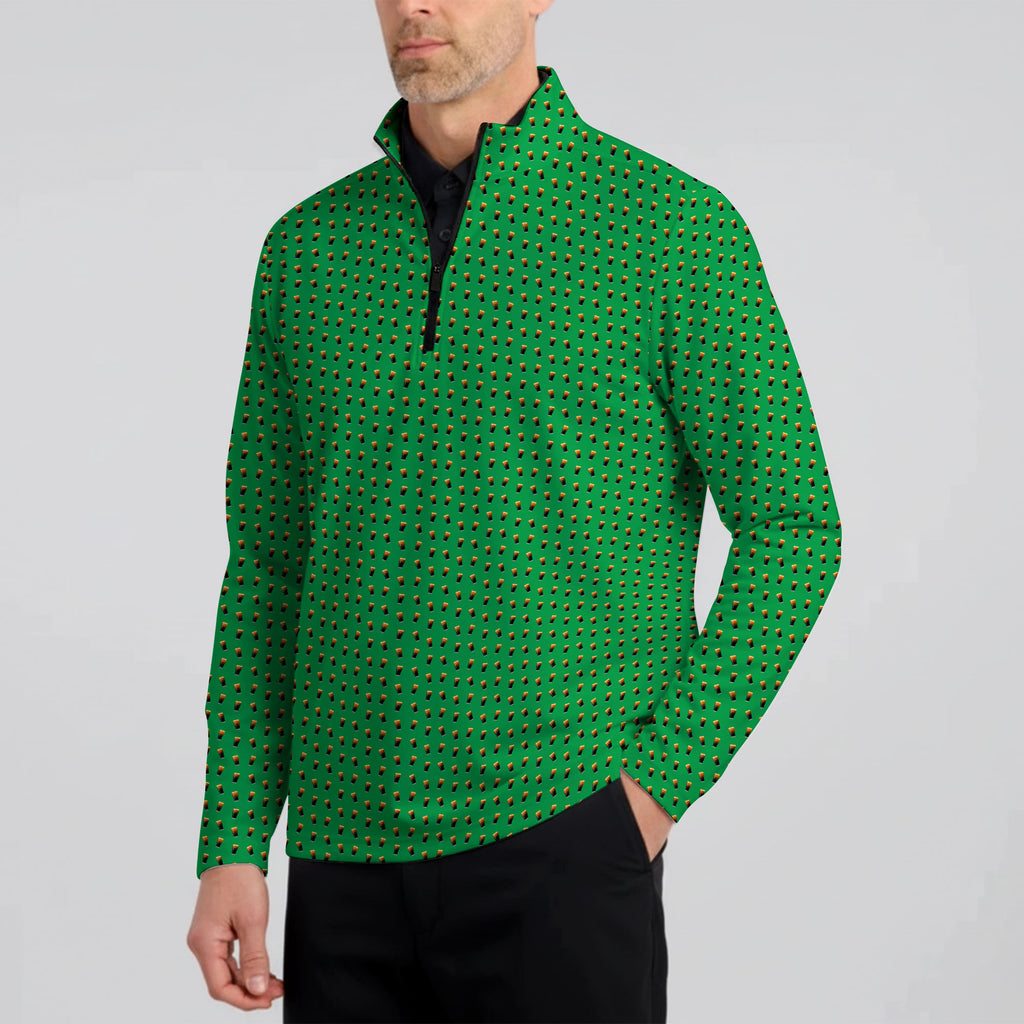 Split The G Half Zip Pullover