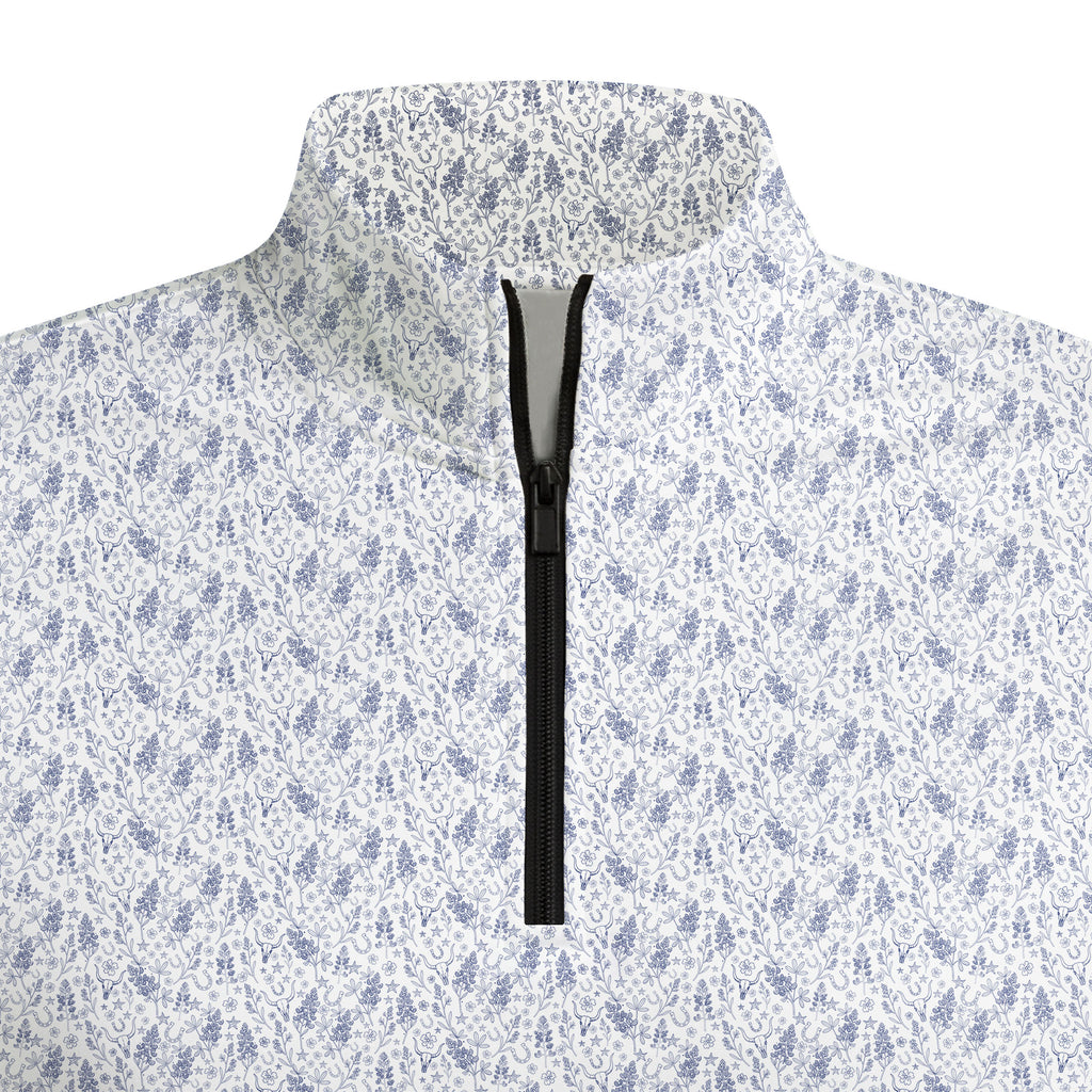 The Bluebonnets Half Zip Pullover