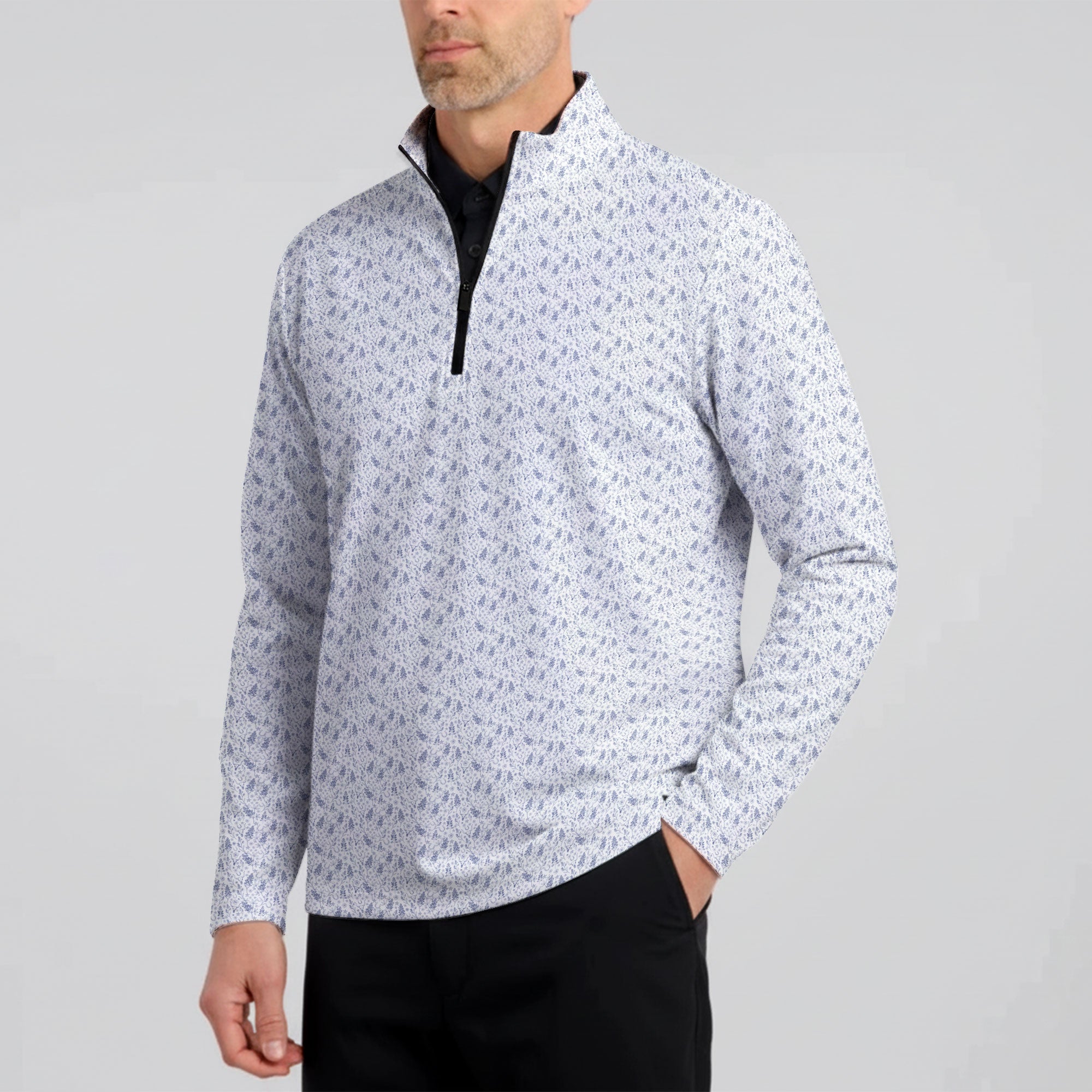 The Bluebonnets Half Zip Pullover