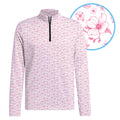 Dogwood Flower Half Zip Pullover