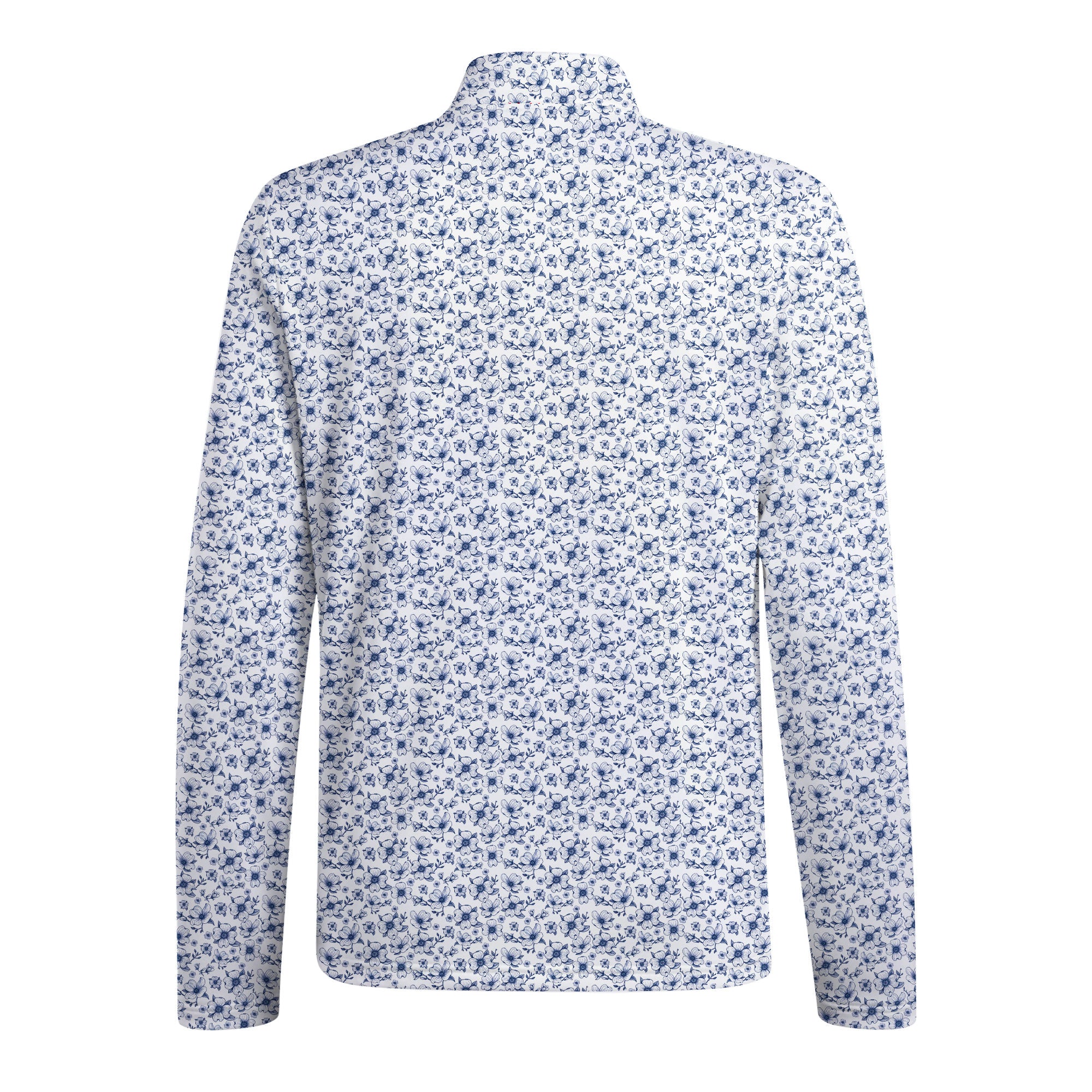 Dogwood Flower Half Zip Pullover