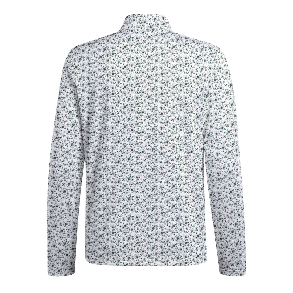 Dogwood Flower Half Zip Pullover