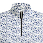 Dogwood Flower Half Zip Pullover